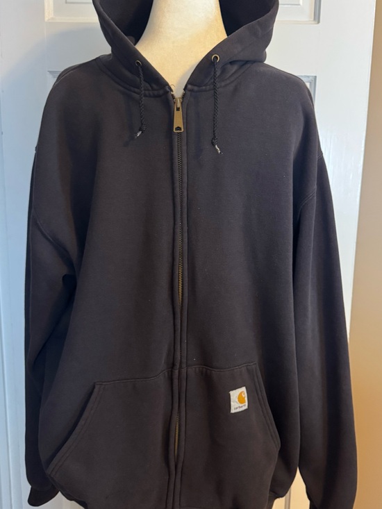 Carhartt Other - Carhartt Black Zip-Up mid weight hoodie XL no stains no holes